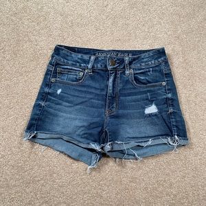 American Eagle Ripped Denim Shorts